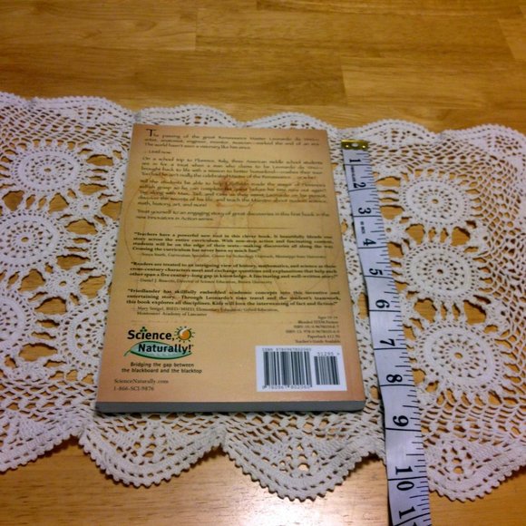 3 for $10 book sale! Blended STEM fiction  -  Leonardo gets a do-over - Picture 2 of 4